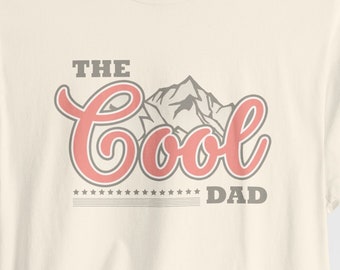 The Cool Dad Tee - Faded Retro Style Design - Vintage Vibes, Retro Men's Shirt, Vintage Cool, Cool Dads Club, Cool Dad Shirt, Cool Dad Shirt
