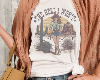 The Cowgirl Tee - Must Have Western Graphic Tee - 14 Colors, Cowgirl Tee, Cowgirl Shirt, Cowgirl Shirt, Cowgirl T Shirt, Cowgirl Tee