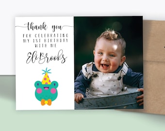 Personalized Birthday Photo Magnets | Custom Thank You Favors (4.25x3.25")