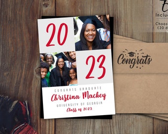 Remember Your Big Day with Unique Graduation Photo Magnets, high school grad, graduation, photo magnets, keepsake favor, party favor, 2023