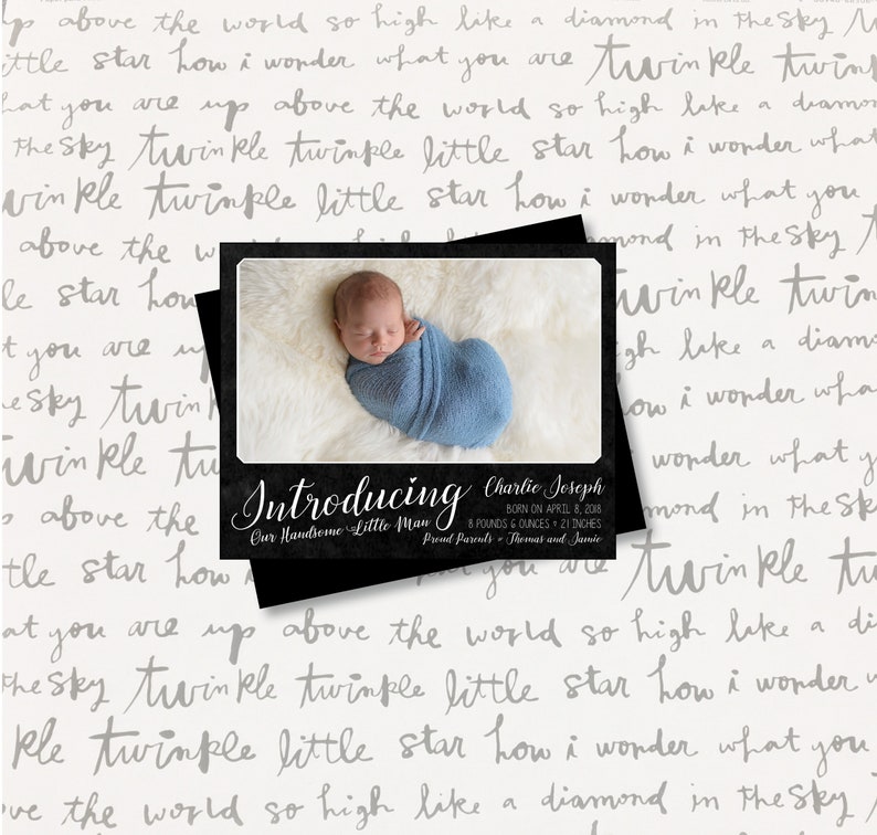 Birth Announcement Photo Magnets Envelopes Included FREE SHIPPING