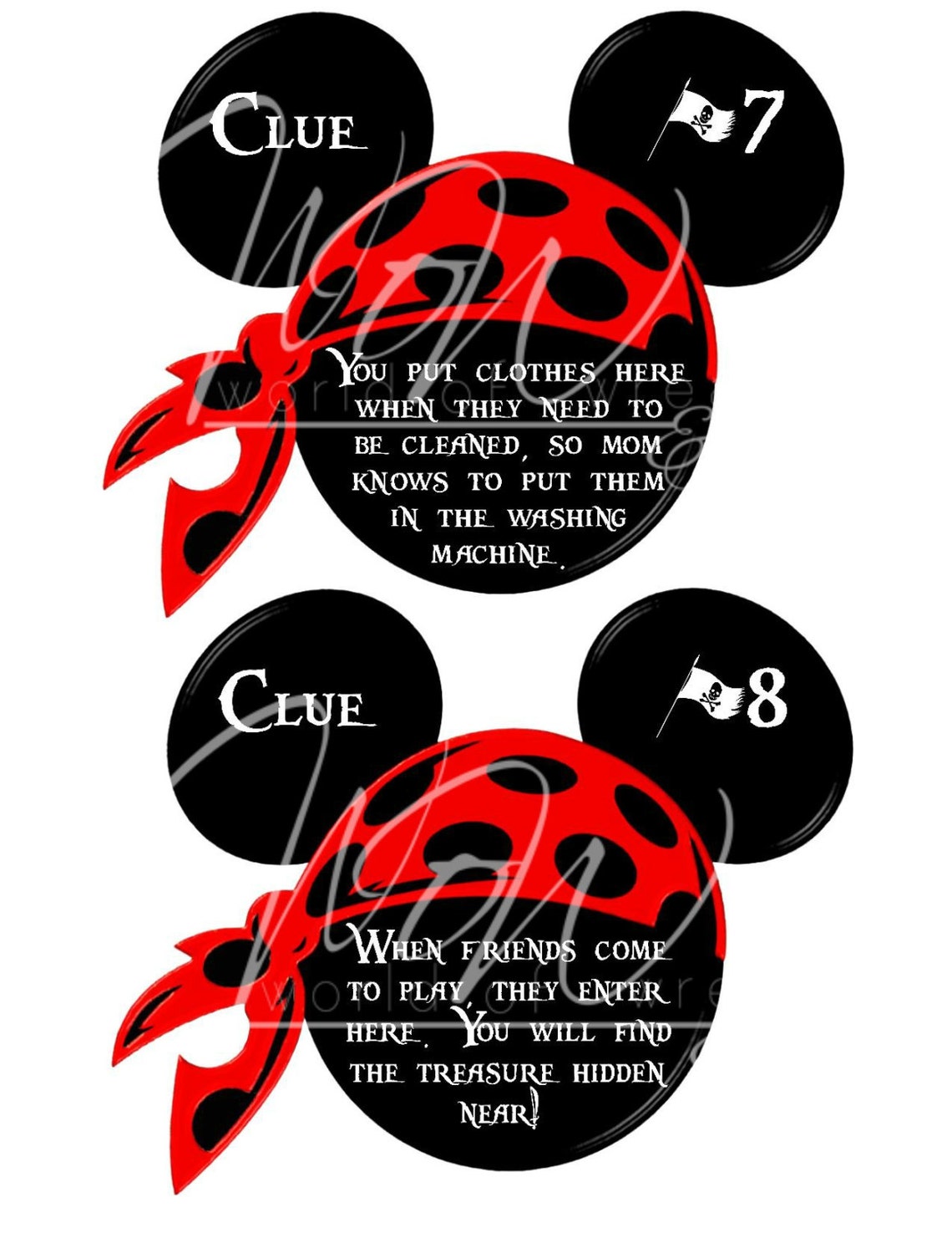 Instant Printable Disney Cruise Scavenger Hunt Reveal Only | Etsy
