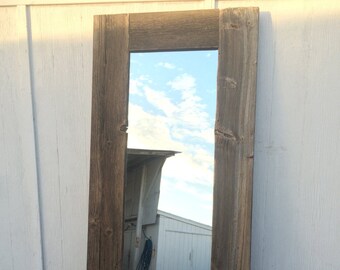 Reclaimed Barn Wood Full Length Mirror