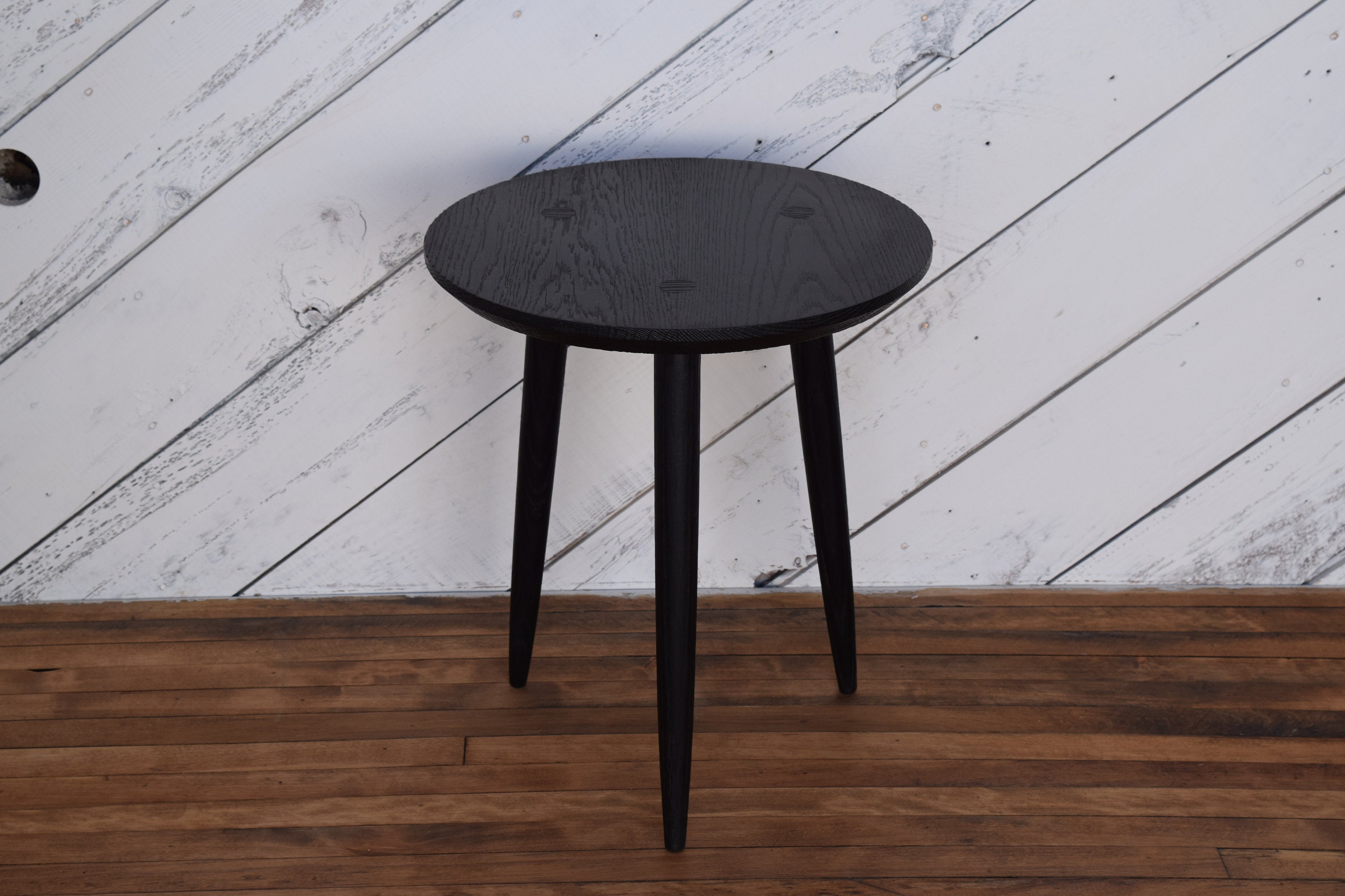 Tapered Leg Side Table Etsy