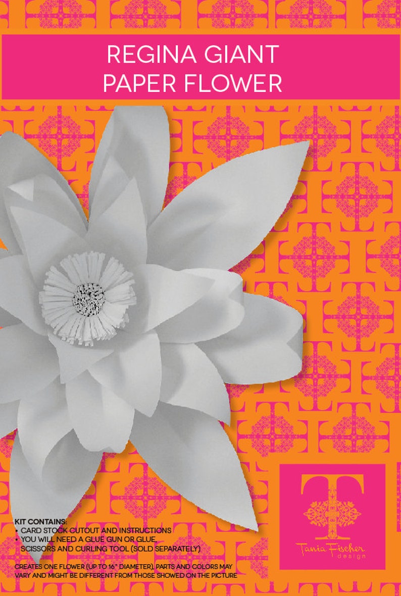 Regina Paper Flower Kit Etsy