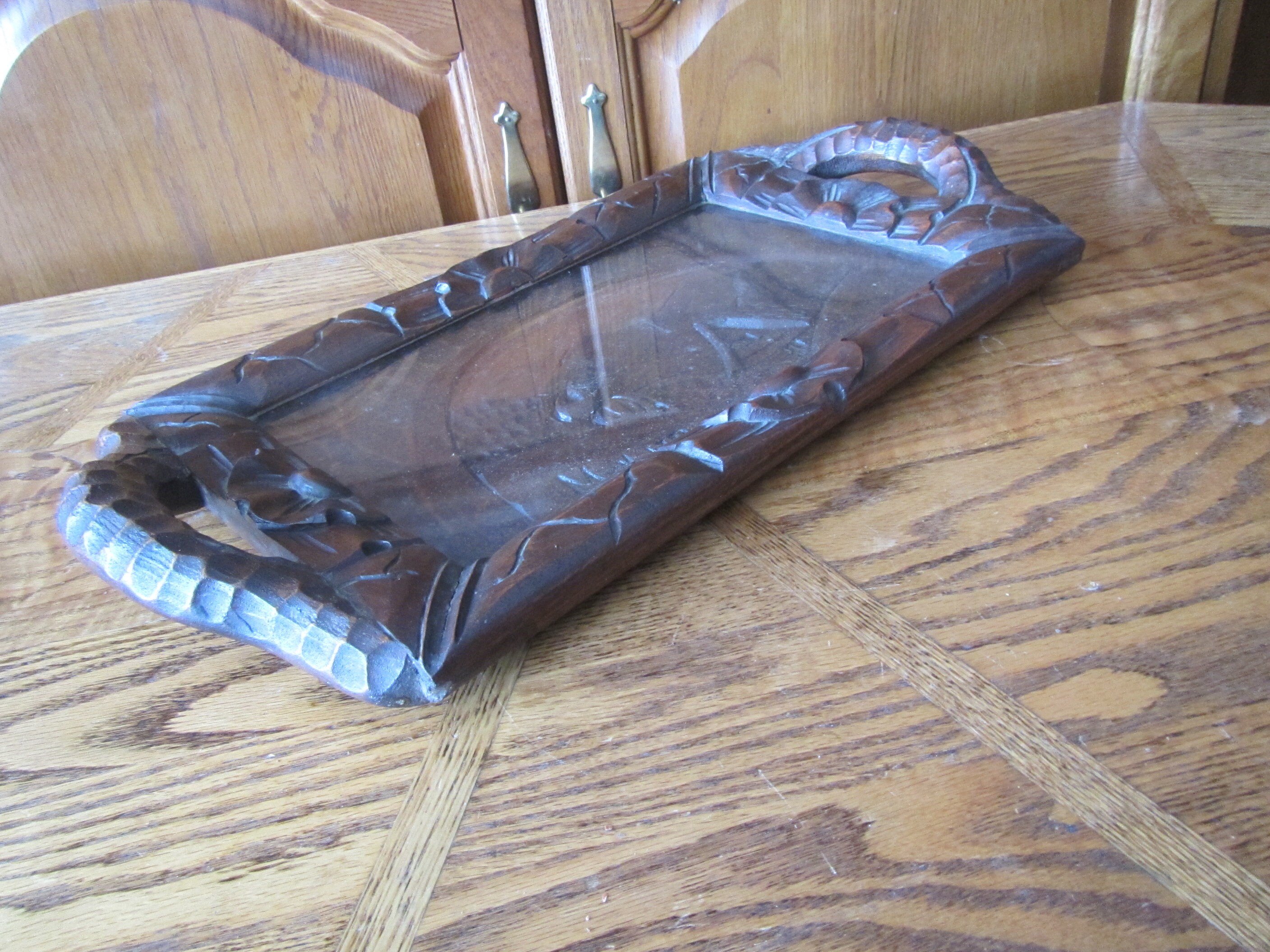 Natural Petrified Wood Tray | Andrew Martin | OROA