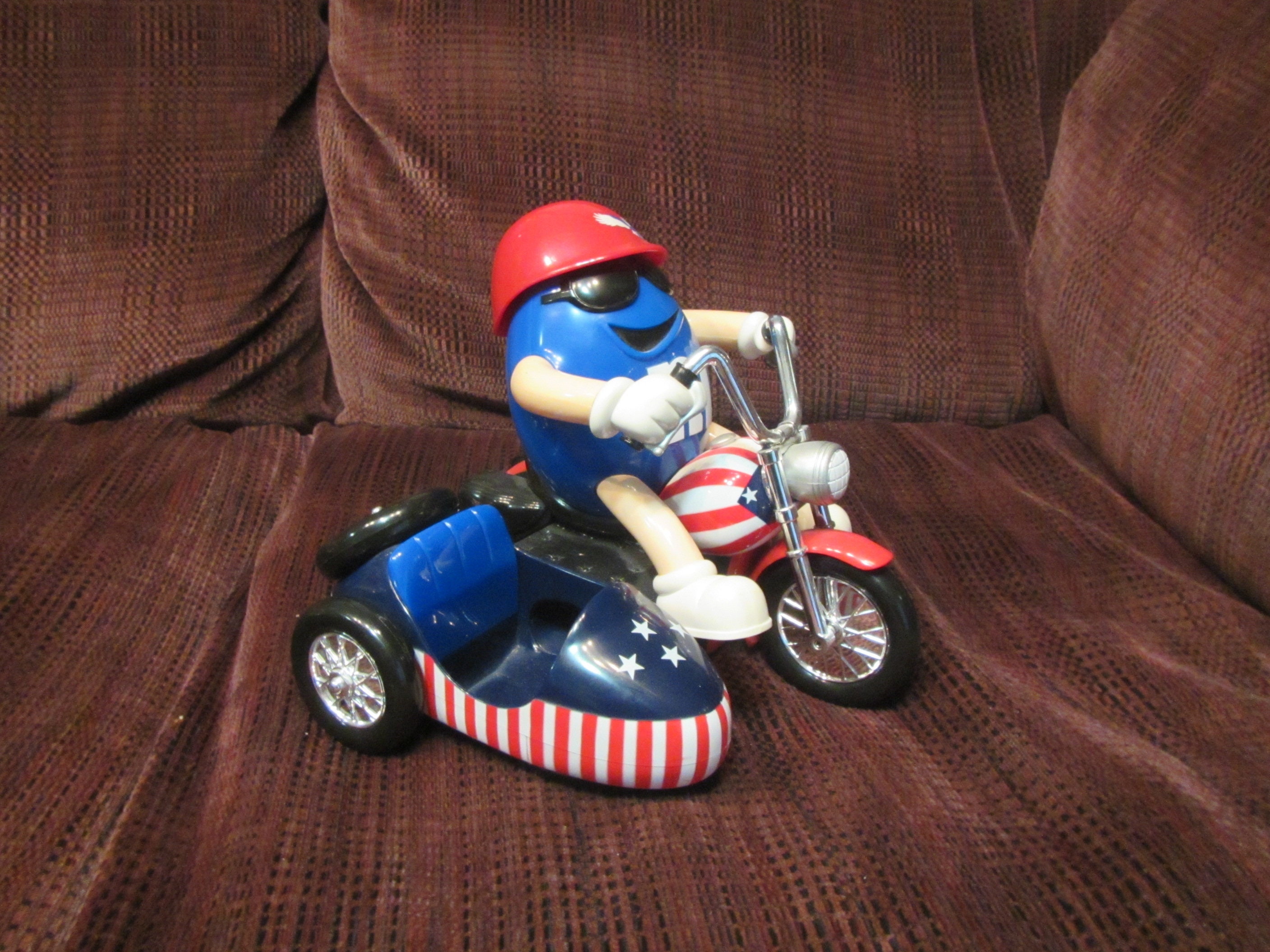 Motorcycle Sidecar M & M Dispenser ** Peanut M M Dispenser