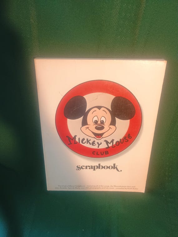 Mickey Mouse Scrapbook* 1975* 4th Edition* Vintage* 5B - Etsy