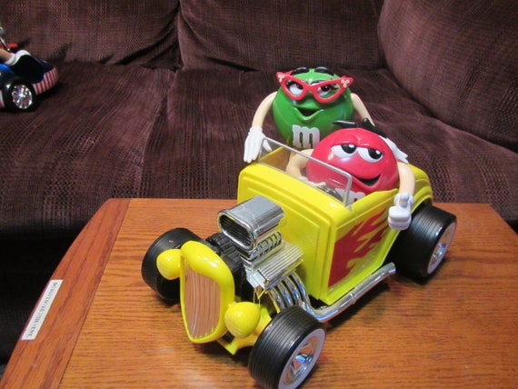 Hot Rod M & M Dispenser ** Peanut M M Dispenser ** Plain M M
