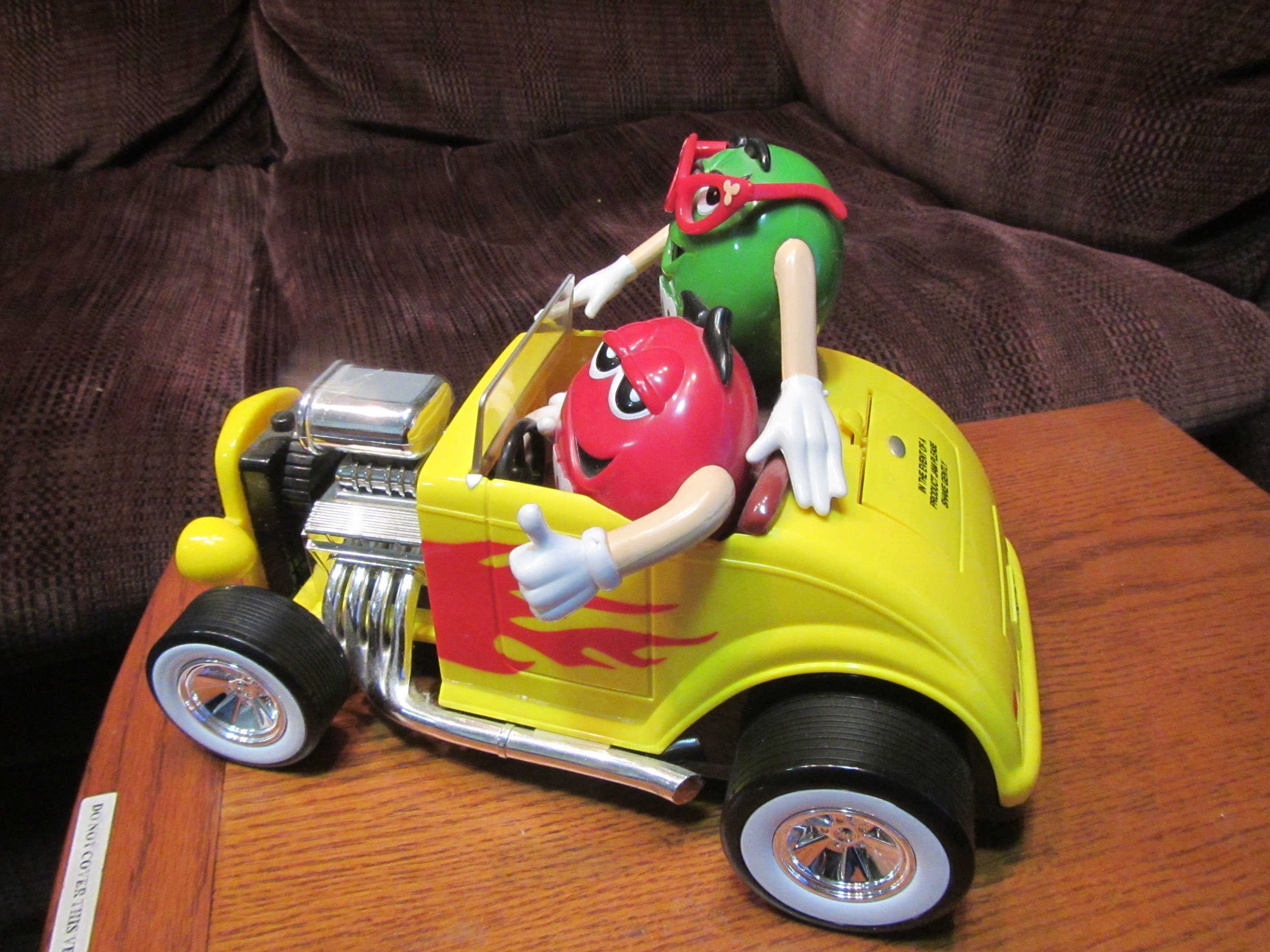 Hot Rod M & M Dispenser ** Peanut M M Dispenser ** Plain M M