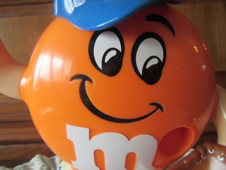 Orange Baseball Player M & M Dispenser M M Dispenser Etsy