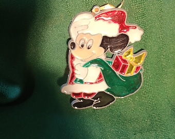 Disney Mickey mouse Acrylic Suncatcher* Holiday Ornament* 6A