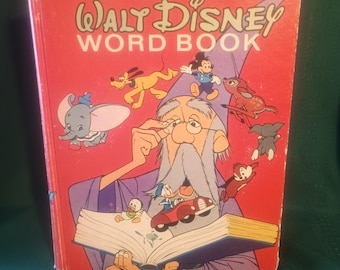 The Giant Walt Disney Word book * The Golden Book* Vintage* circa 1970's *5B