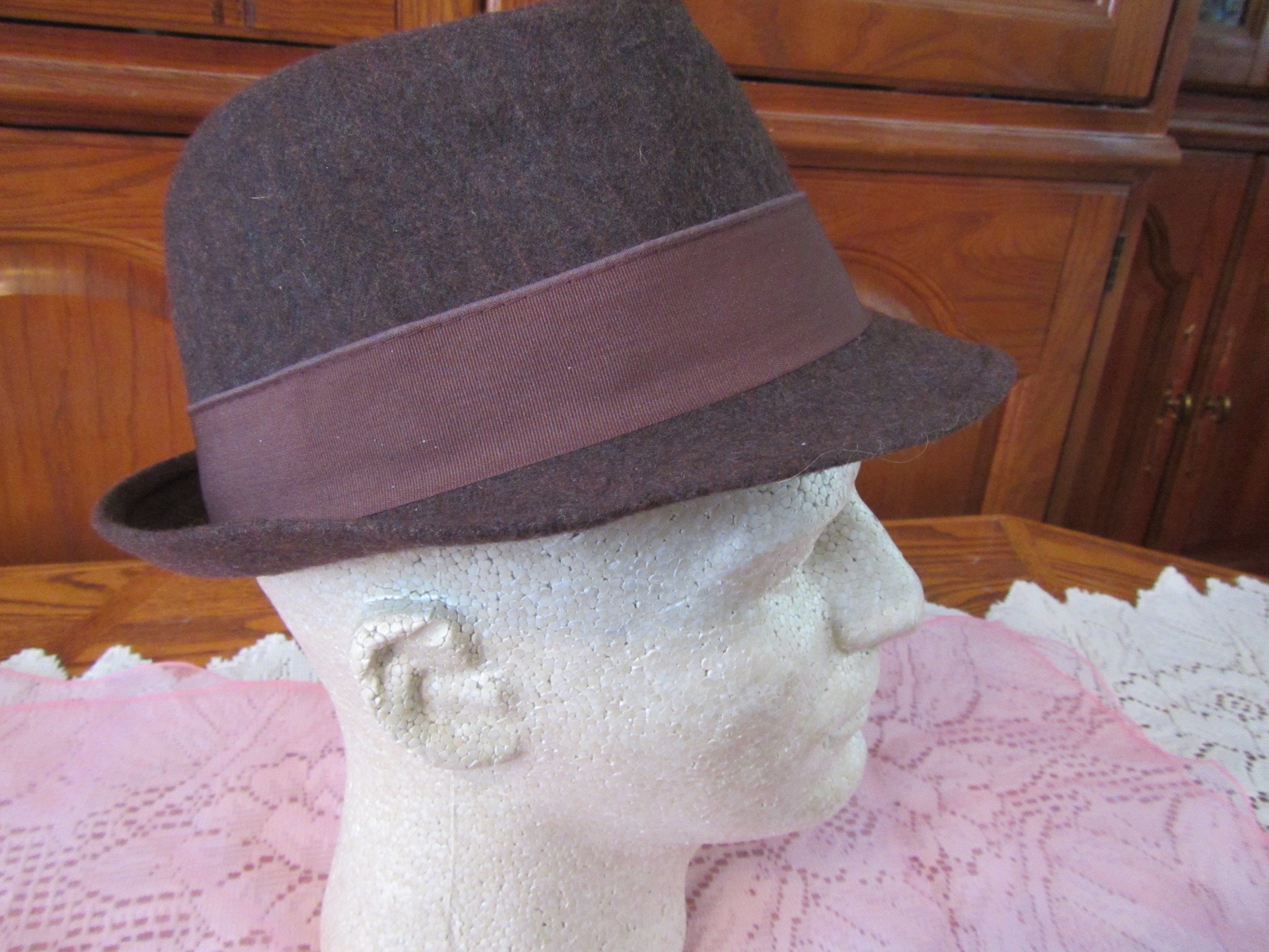 All American STETSON HAT , 60% Wool / 40 Polyester , Brown