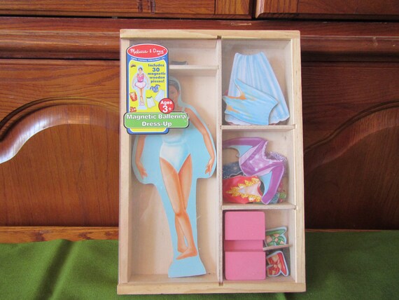 melissa and doug ballerina magnetic dress up