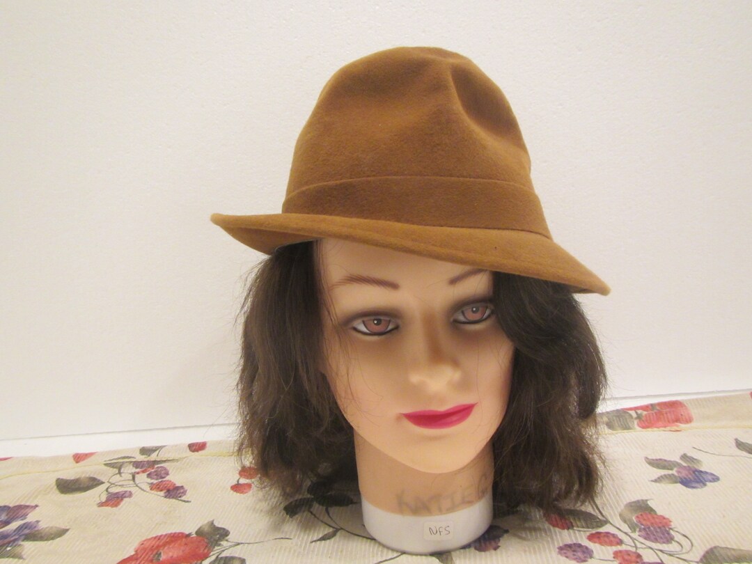 ARTEL BEAVER HAT Size 7 1/8 Fedora Brown Always a Etsy