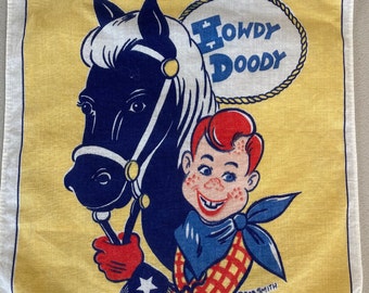 Howdy Doody and his Horse - Child's Handkerchief