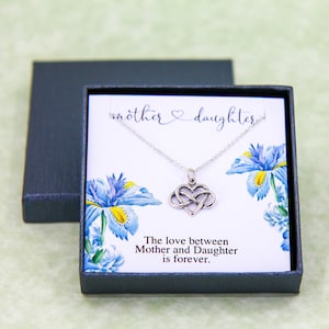 Mother and Daughter Necklace, Mom Necklace, Bonus Mom Gift, Wedding Gift, Mum Necklace, Mam Necklace, Mothers Day Jewelry, Mom Birthday Gift