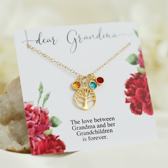 Grandparent birthstone jewelry hot sale