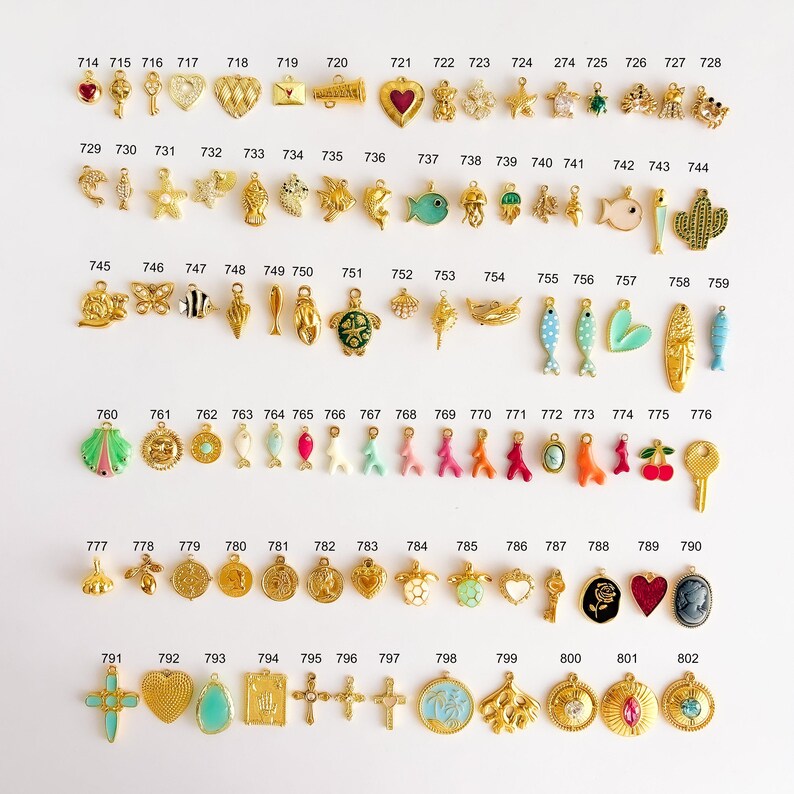 Aangepaste vergulde bedelketting, maak je eigen gepersonaliseerde sieraden, waterdicht, aanslagvrij afbeelding 11