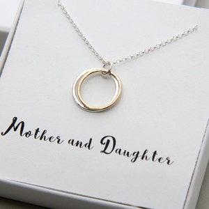 Mother Necklace, Mom Necklace, Mom Birthday Gift, Mother Daughter Gift Necklace, Mum Jewelry, Gift from Daughter, Mam Gift, Mothers Day Gift