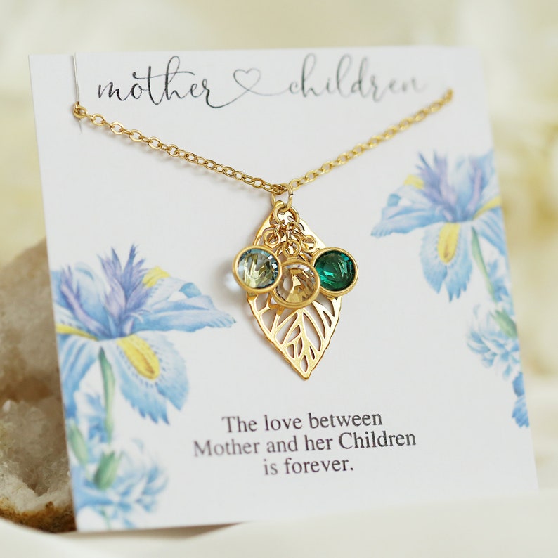 Mothers Day Gift, Mother Daughter Necklace, Personalized Gift for Mom, Mom Gift, Mom Birthstone Gift, Family Necklace, Mothers day Jewelry image 5