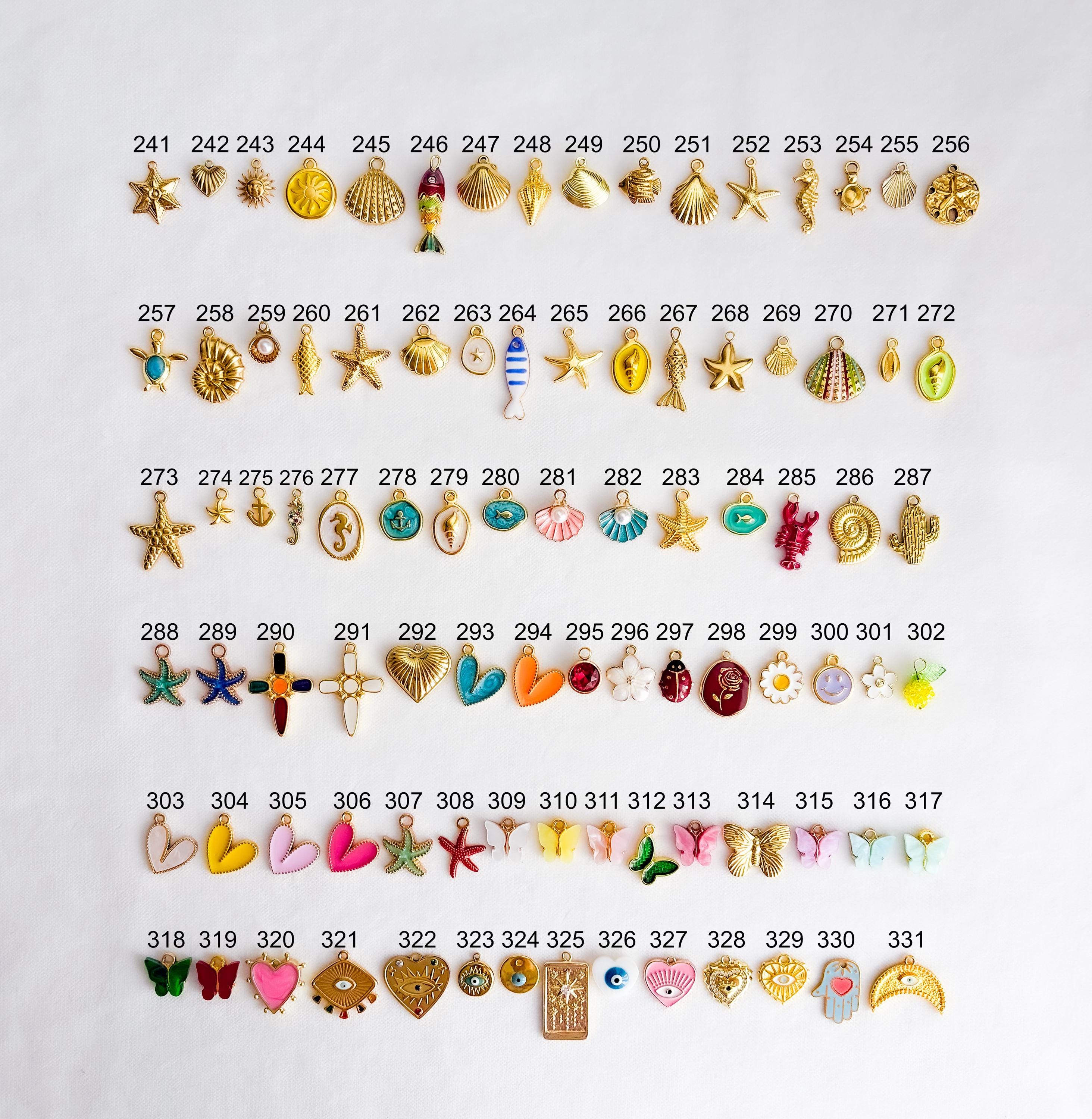 Build Your Own Custom Charm Bracelet, Personalized 18K Gold Charms