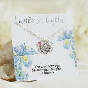 Mothers Day Gift, Mothers Birthstone Necklace, Personalized Gifts for Mom, Mother Daughter Necklace, Mom Necklace, Mum Necklace, Mum Gift