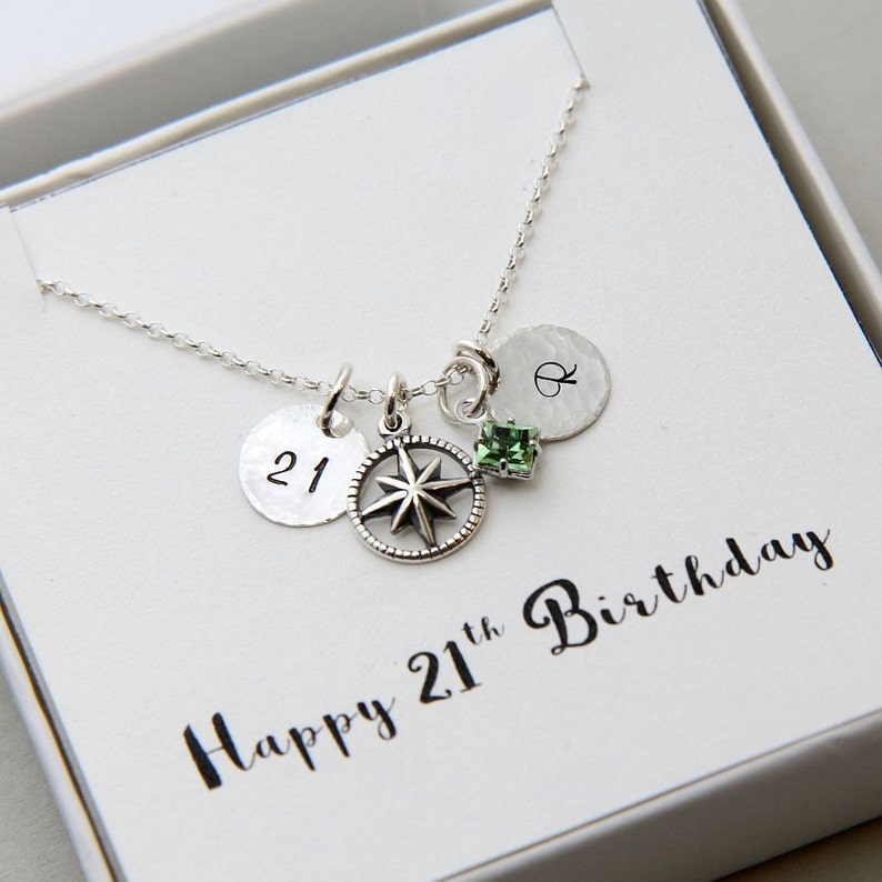 21st Birthday Gift for Her 21st Birthday Daughter Necklace