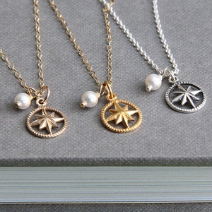 Compass necklace, Graduation Gift for Her, Graduation Necklace, College graduation gift, High School Graduation gift for Her, Class of 2024 image 6