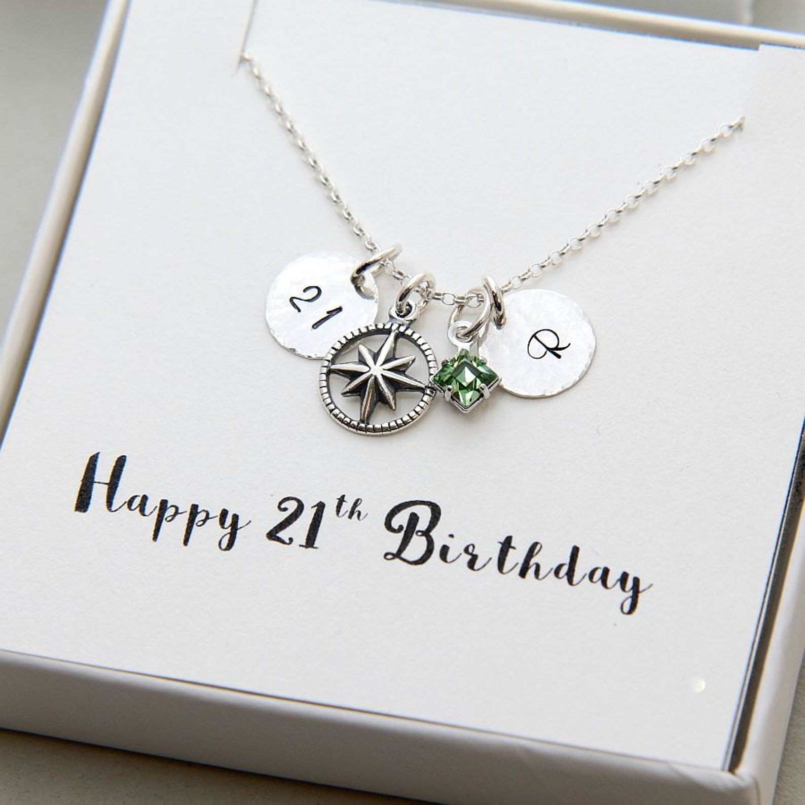 21st Birthday Necklace Gift For 21st 21st Birthday Gift  Etsy