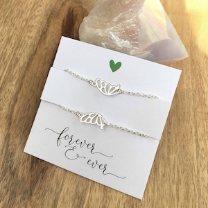 Two Butterfly Wing Bracelets, Matching Bracelet for Best Friend