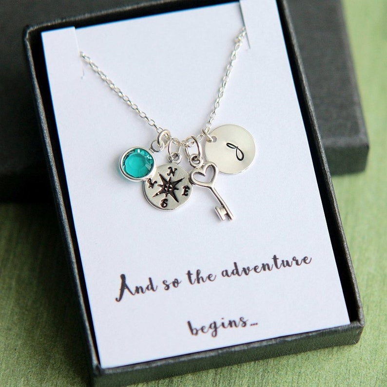 Graduation Gift for Her Personalized Custom Jewelry Silver Etsy