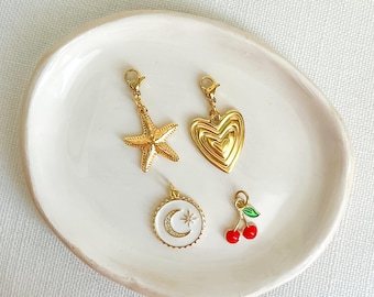 Gold Individual Separate Charms, DIY Charm for Necklace or Bracelet, Jewelry Making Supplies