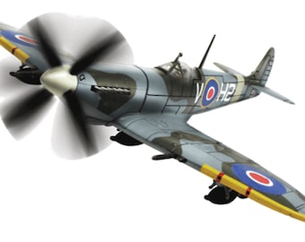 Spitfire aeroplane self adhesive vinyl sticker