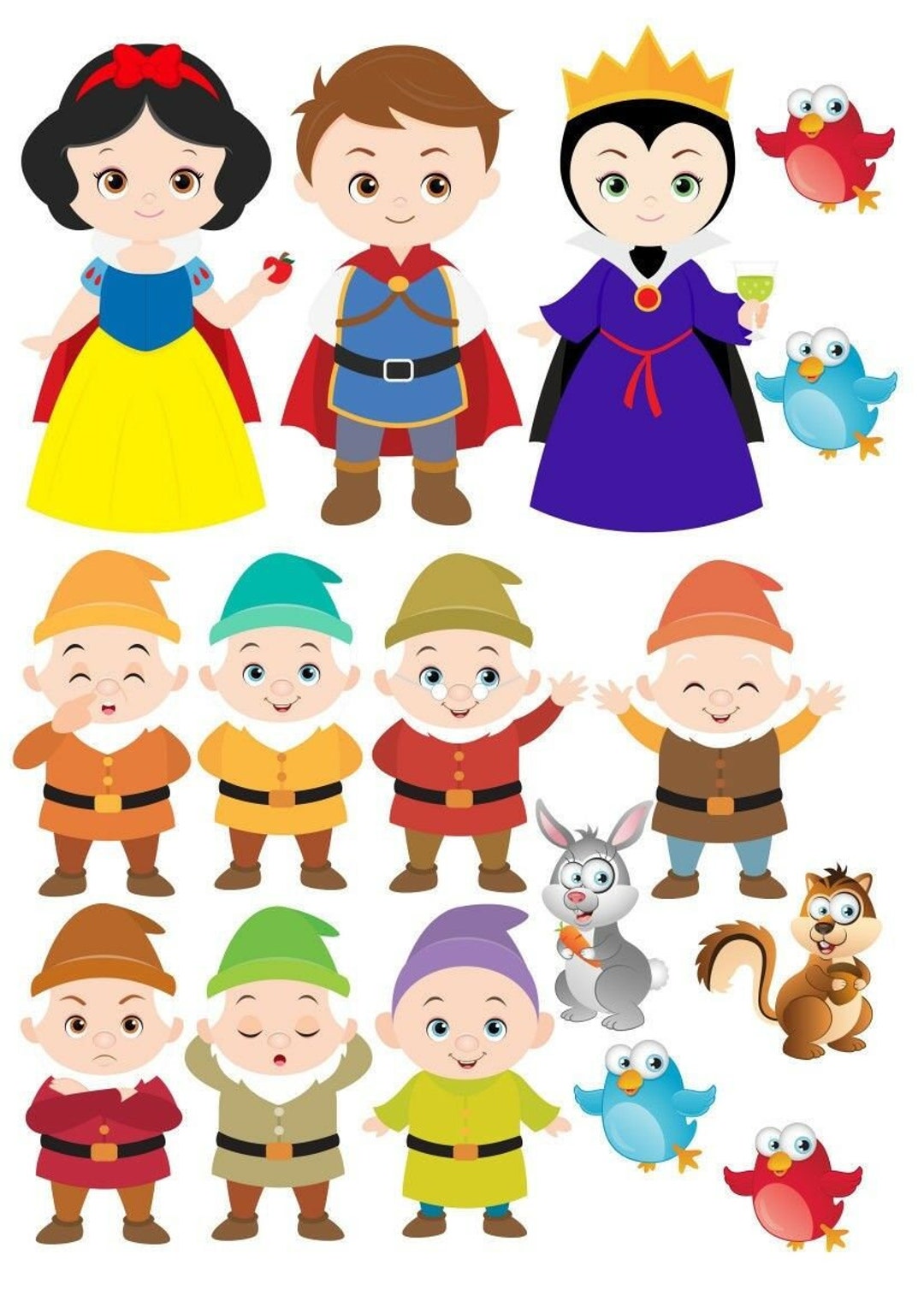 Buy Snow White Nursery Wall Stickers Online in India Etsy