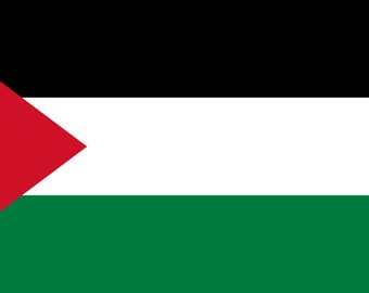 Palestine flag sticker self adhesive