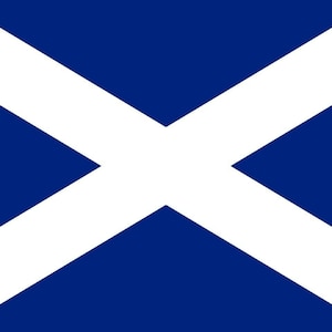 Scottish Flag Scotland Sticker Self Adhesive