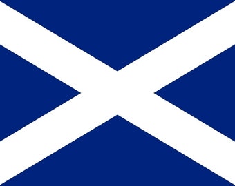 Scottish Flag Scotland Sticker Self Adhesive