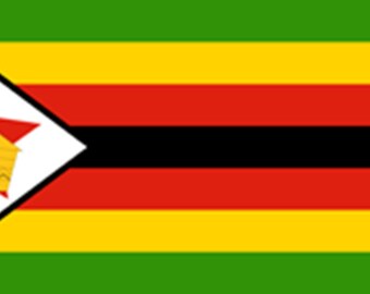 Autocollant du drapeau du Zimbabwe en vinyle autocollant