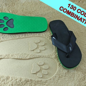 Dog print sandals online