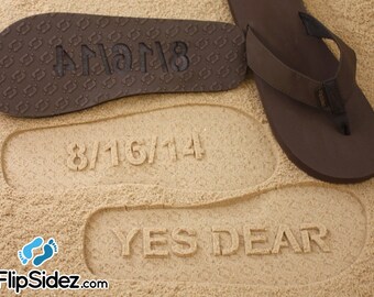 Custom Bride Or Groom Flip Flops Sand Imprint Sandals Wedding Date Yes Dear Check Size Chart See 3rd Product Photo Custom Bride Or Groom Flip Flops Sand Imprint Sandals Wedding Date Yes Dear Check Size Chart See 3rd Product Photo