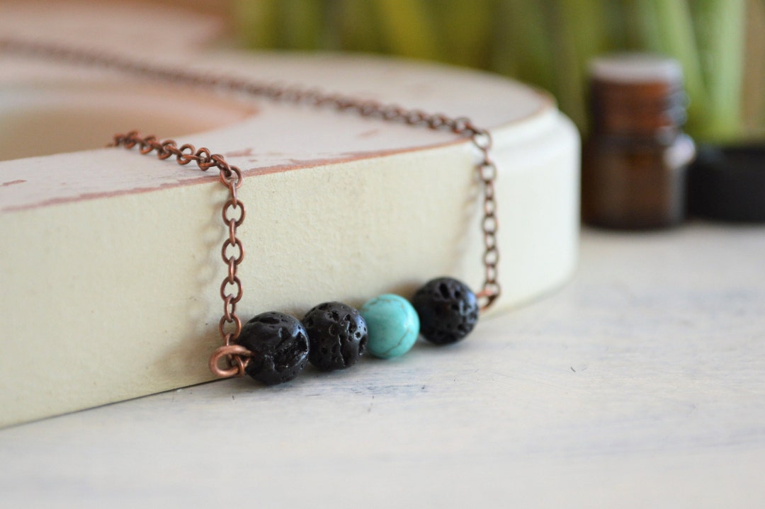 Diy Diffuser Oil Diffuser Jewelry Copper Essential Oil Necklace