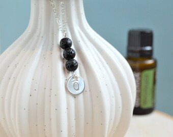 dōTERRA Essential Oil Diffuser Necklace, Lava Stone Diffuser Jewelry in 925 Sterling Silver, 16K Gold and Rose Gold