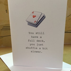 Sie haben immer noch ein volles Deck ....