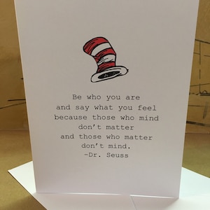 Wees wie je bent....Dr. Seuss