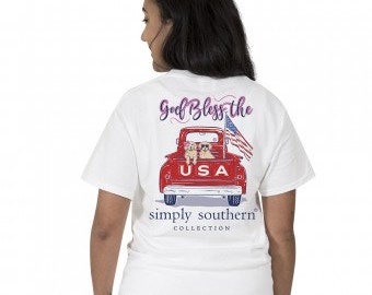 Simply Southern® PREPPYUSA-WHITE
