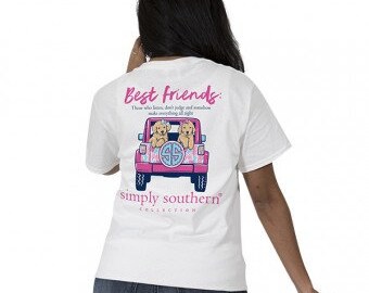 Simply Southern® PREPPYBFF-WHITE