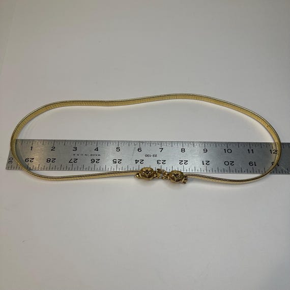 Vintage MIMI DI N 1975 Gold Owl Signed Gold Tone Stretch  display picture 3