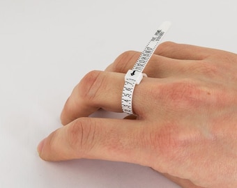 Adjustable Ring Sizer: Reusable US Size Gauge